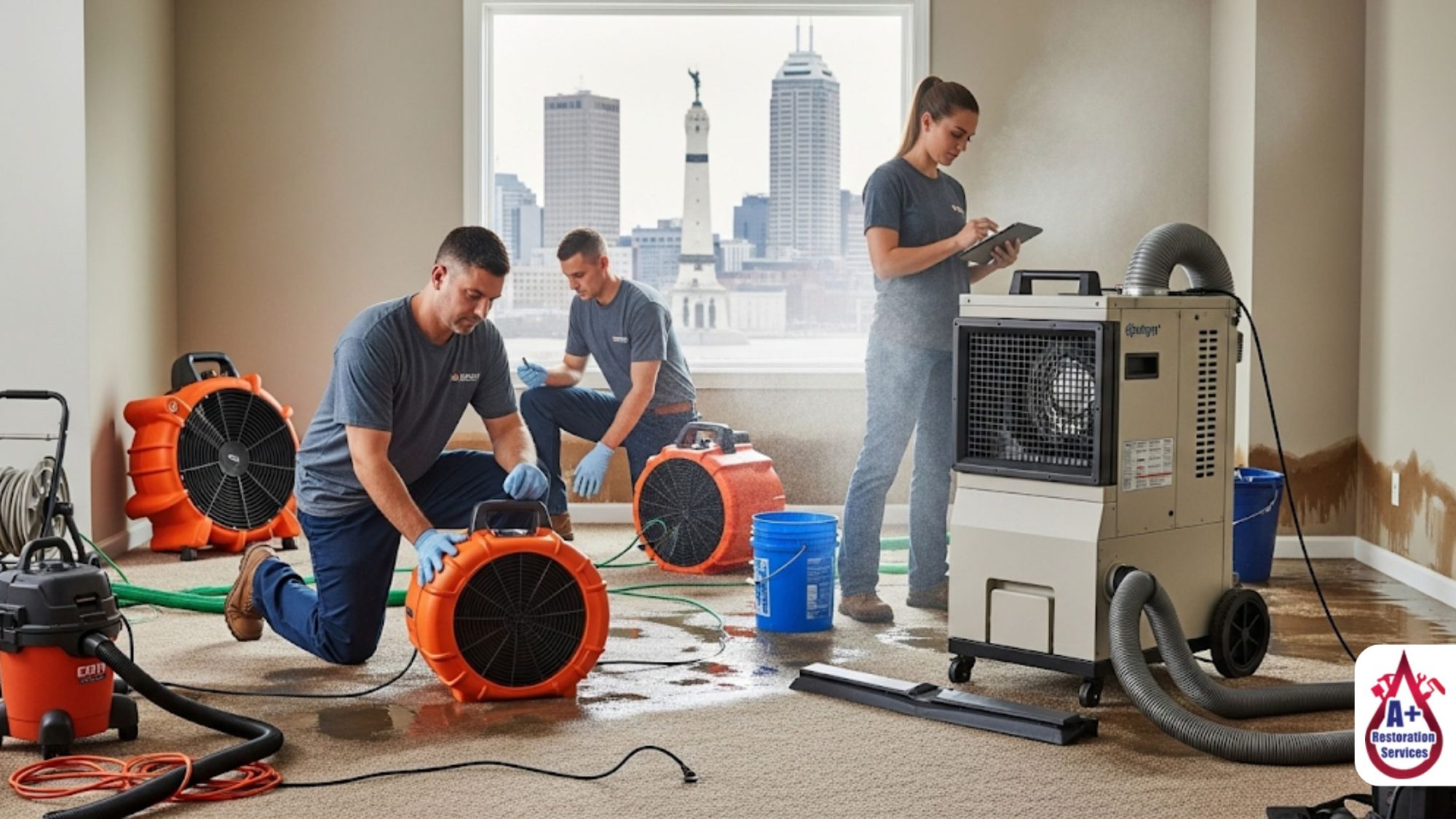 Water Damage Restoration Indianapolis: Key Equipment and Standards